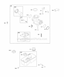 Carburetor Fuel Supply Diagram and Parts List for 09B902-1652-B2  Briggs and Stratton Engine